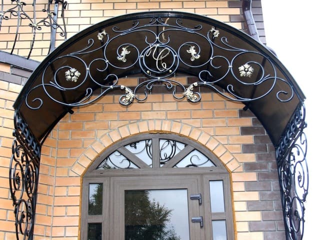 кованые и сварные козырьки Химки